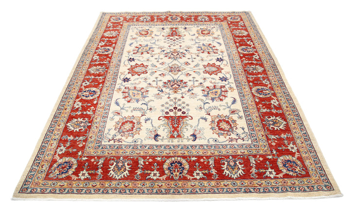 Hand Knotted Ziegler Farhan Wool Rug 5' 8" x 7' 10" - No. AT89889