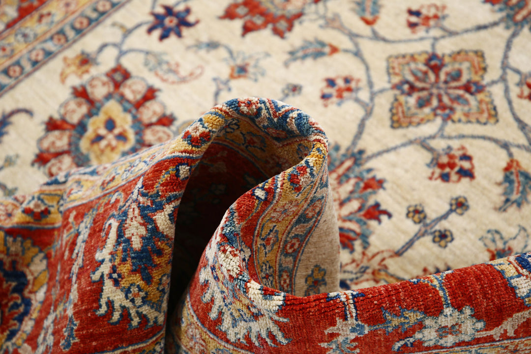 Hand Knotted Ziegler Farhan Wool Rug 5' 8" x 7' 10" - No. AT89889