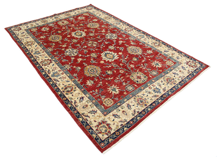 Hand Knotted Ziegler Farhan Wool Rug 5' 7" x 8' 1" - No. AT81993