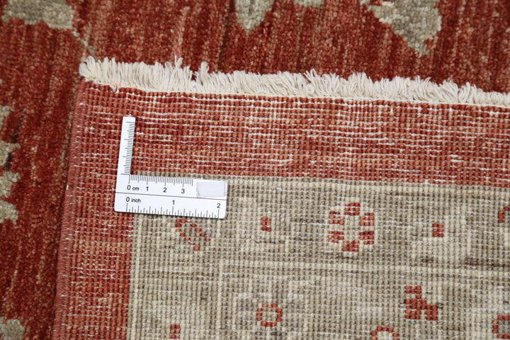 Afghan Ziegler Rug 9' 7" x 11' 11" Hand-Knotted | No. AT58212