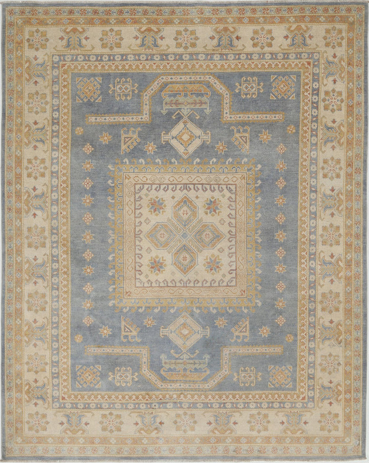 Afghan Ziegler Rug 7' 11" x 9' 9" Hand-Knotted