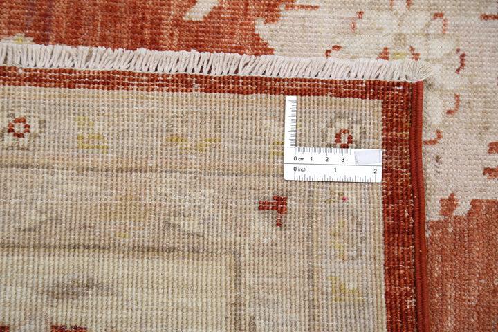 Afghan Ziegler Farhan Rug 7' 10" x 9' 7" Hand-Knotted | No. AT39464