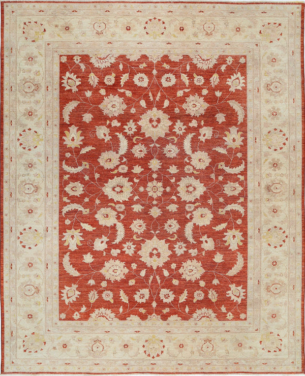 Hand Knotted Ziegler Farhan Wool Rug 7' 10" x 9' 7" - No. AT39464