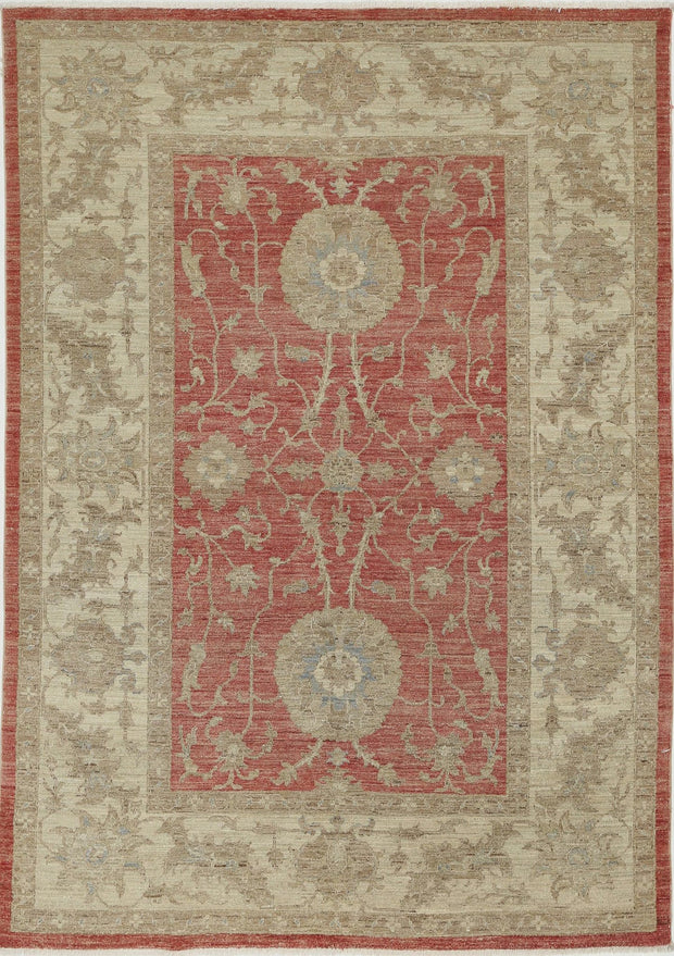 Hand Knotted Ziegler Farhan Wool Rug 5' 6" x 7' 9" - No. AT65384