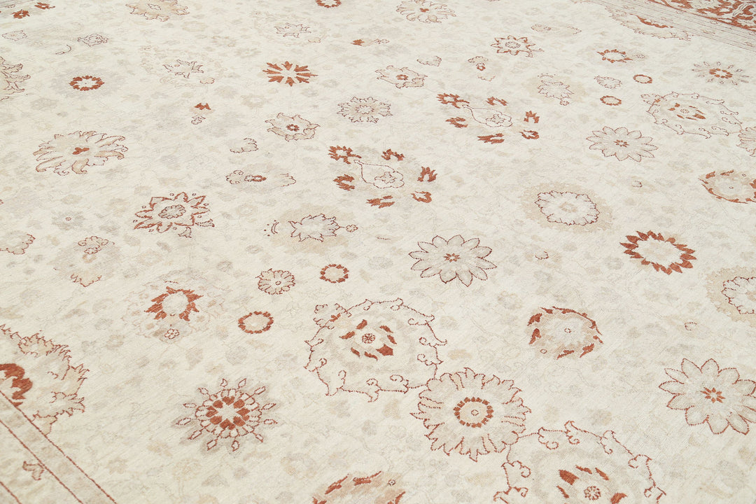 Afghan Ziegler Rug 15' 0" x 21' 6" Hand-Knotted | No. AT90482