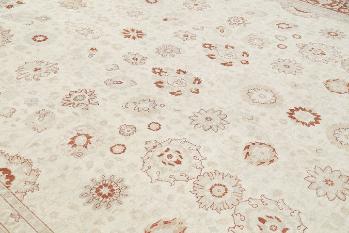 Afghan Ziegler Rug 15' 0" x 21' 6" Hand-Knotted | No. AT90482