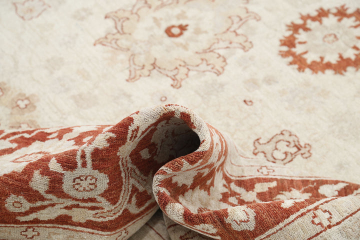 Afghan Ziegler Rug 15' 0" x 21' 6" Hand-Knotted | No. AT90482