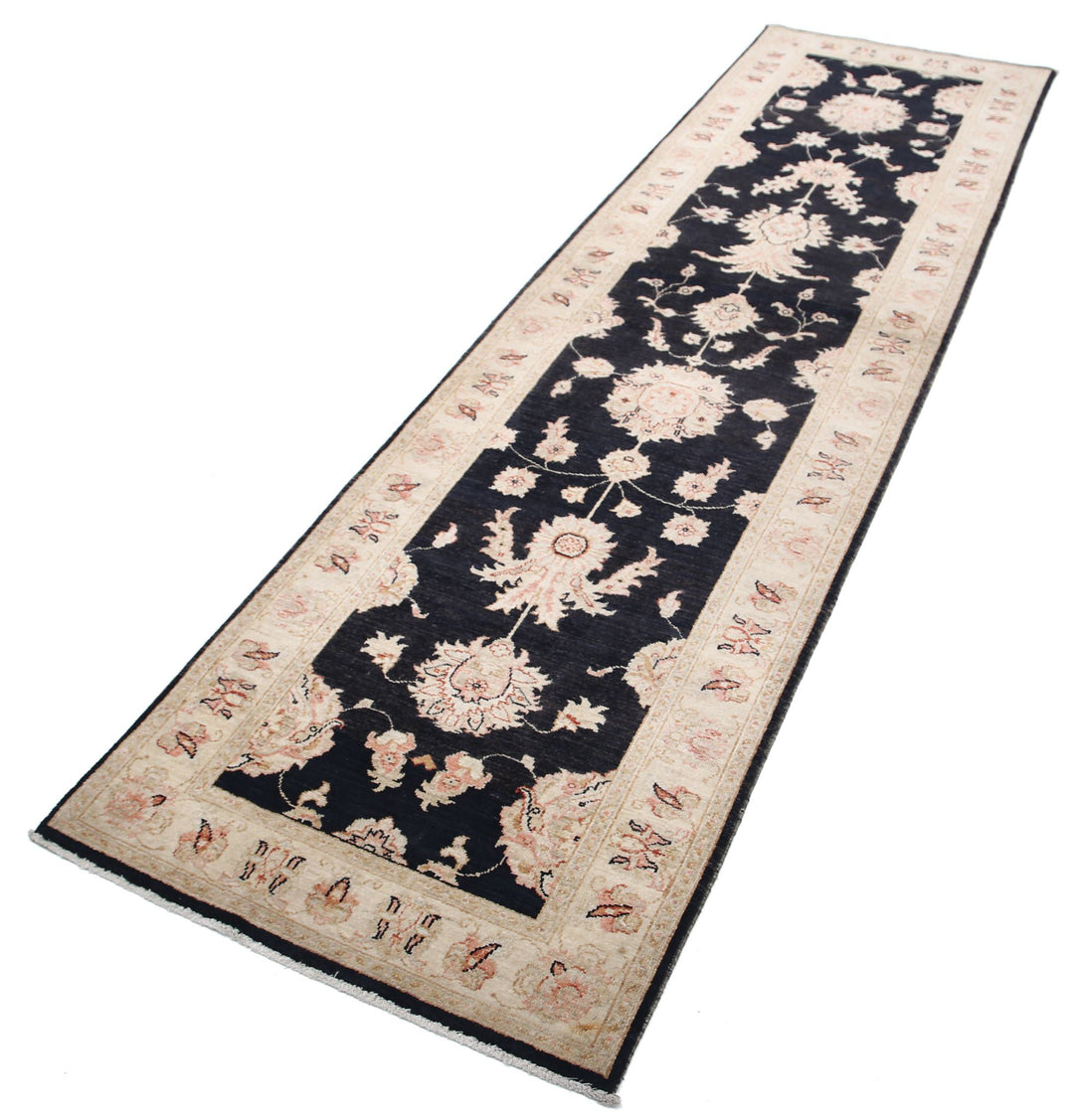 Afghan Ziegler Rug 2' 7" x 9' 7" Hand-Knotted | No. AT88370
