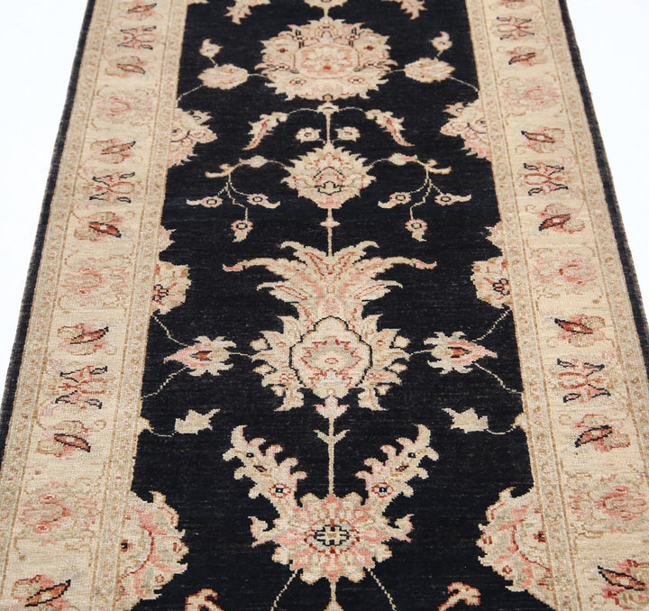 Afghan Ziegler Rug 2' 7" x 9' 7" Hand-Knotted | No. AT88370