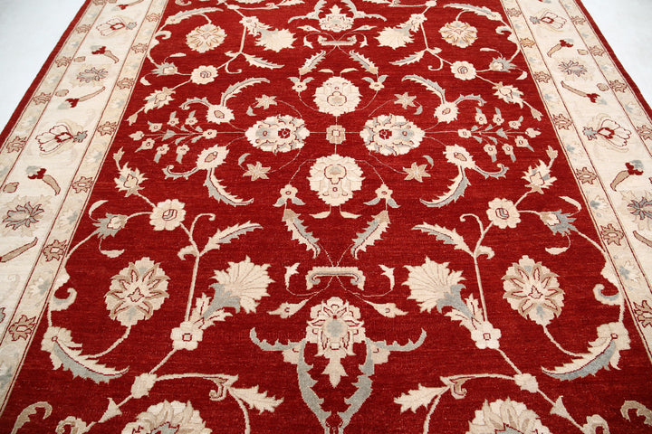 Afghan Ziegler Rug 9' 0" x 11' 11" Hand-Knotted | No. AT47997
