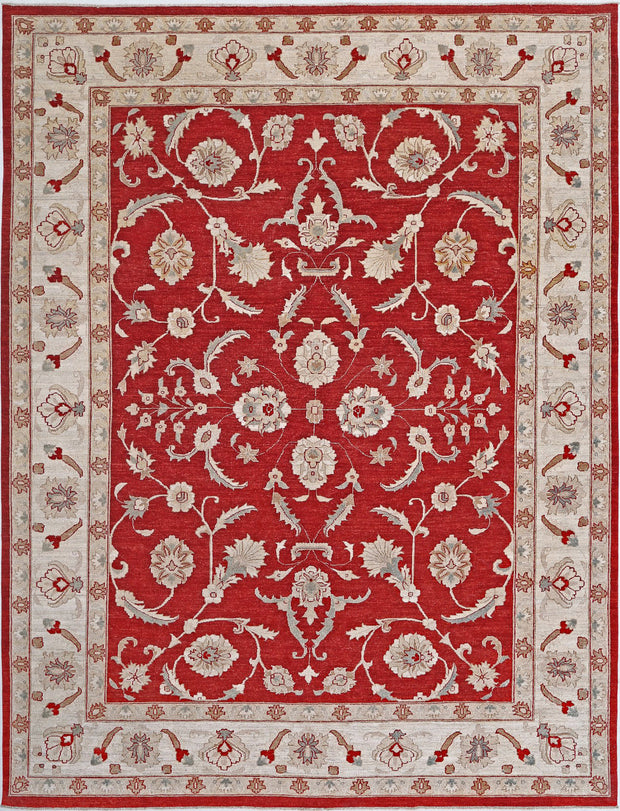 Hand Knotted Ziegler Farhan Wool Rug 9' 0" x 11' 11" - No. AT47997
