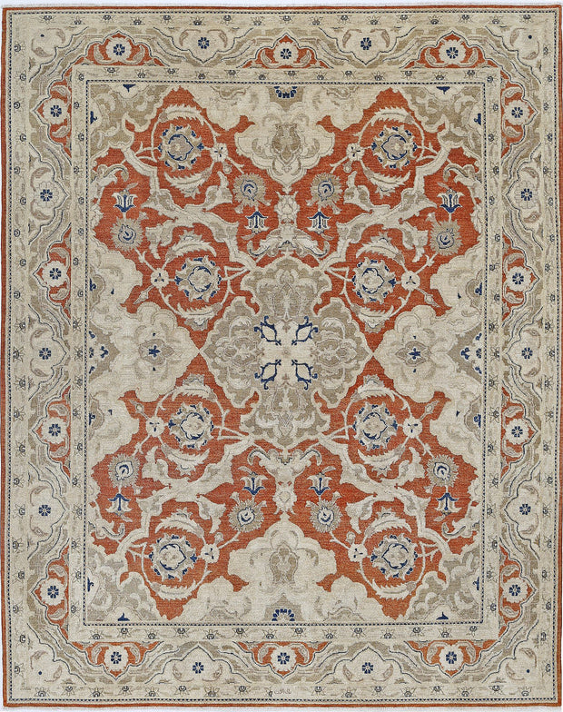Hand Knotted Ziegler Farhan Wool Rug 8' 0" x 10' 0" - No. AT58619