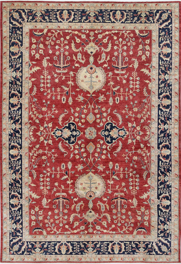 Hand Knotted Ziegler Farhan Wool Rug 11' 6" x 16' 9" - No. AT97857