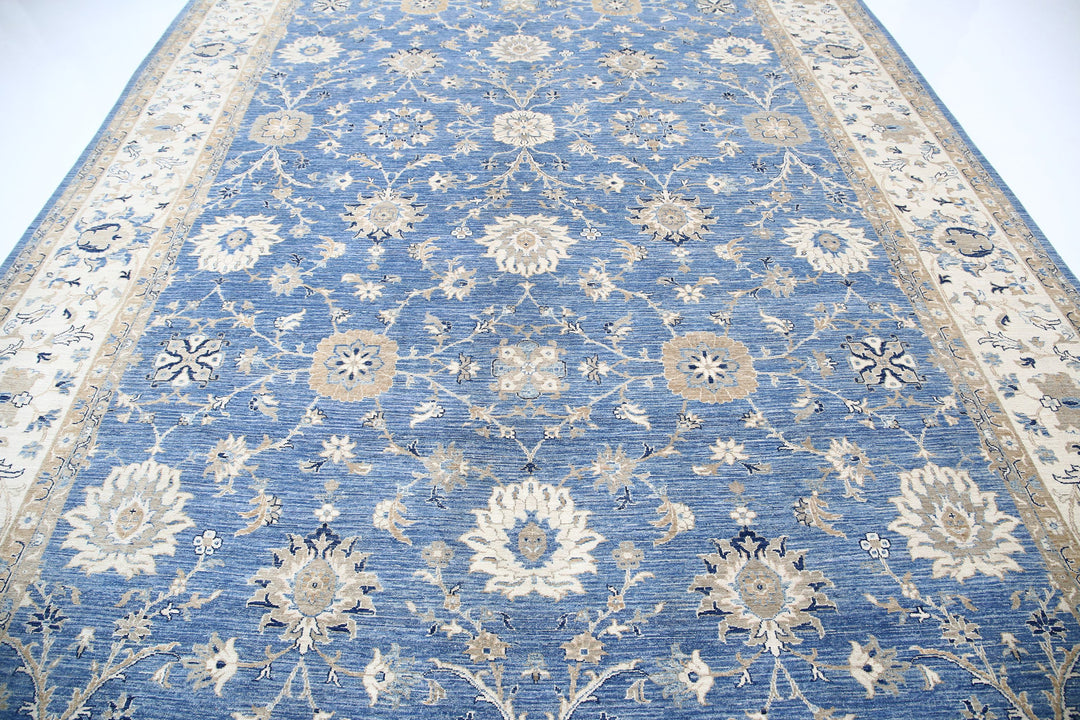 Afghan Ziegler Rug 9' 11" x 20' 8" Hand-Knotted | No. AT20033