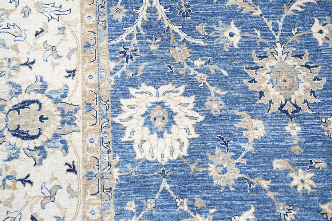 Afghan Ziegler Rug 9' 11" x 20' 8" Hand-Knotted | No. AT20033