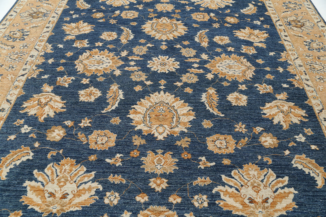 Afghan Ziegler Farhan Rug 9' 3" x 11' 7" Hand-Knotted | No. AT19212