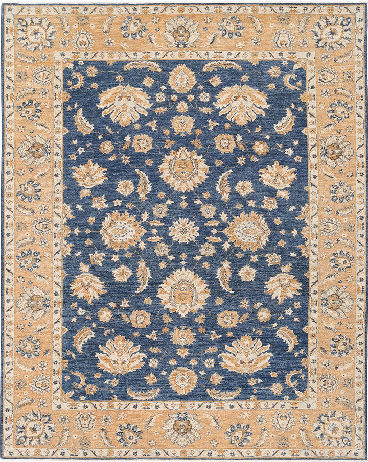 Afghan Ziegler Farhan Rug 9' 3" x 11' 7" Hand-Knotted