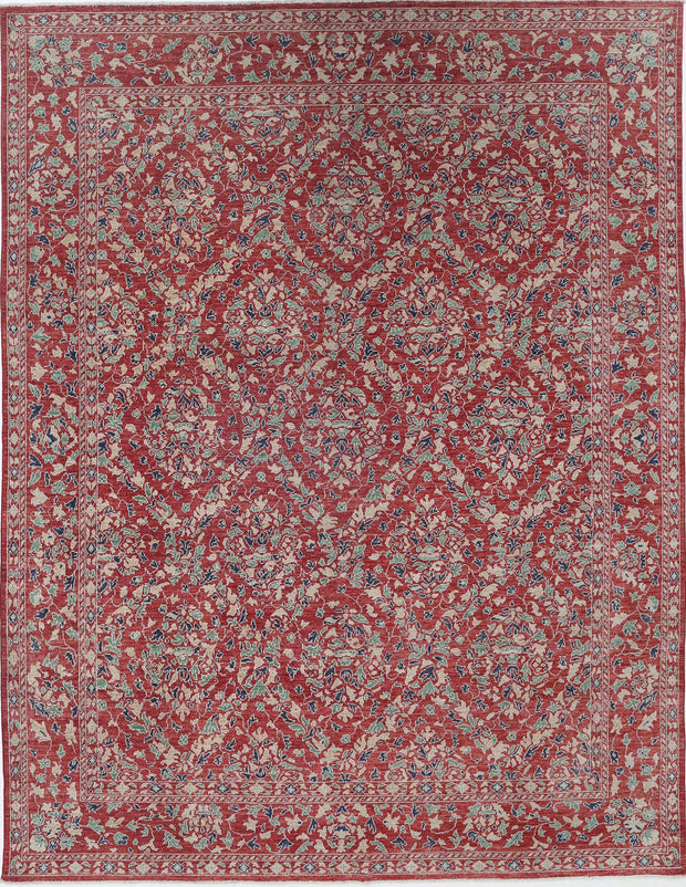 Hand Knotted Ziegler Farhan Wool Rug 7' 11" x 9' 10" - No. AT83931