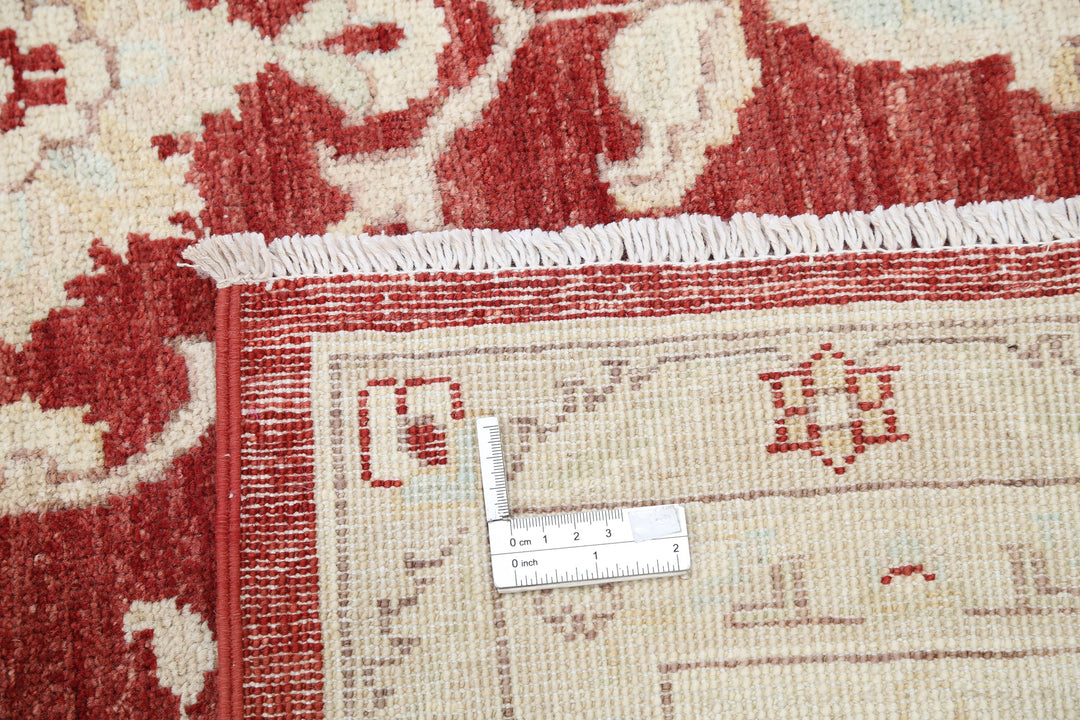 Afghan Ziegler Rug 9'11" x 13'8" Hand-Knotted | No. AT17820