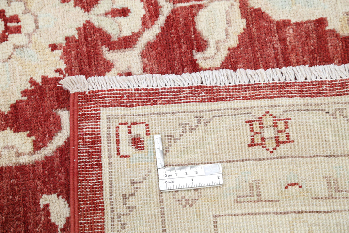 Afghan Ziegler Rug 9'11" x 13'8" Hand-Knotted | No. AT17820