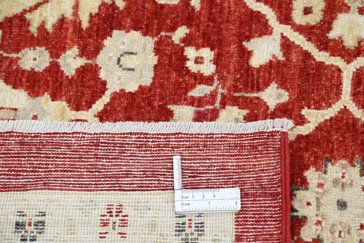 Afghan Ziegler Rug 7' 9" x 10' 10" Hand-Knotted | No. AT71854