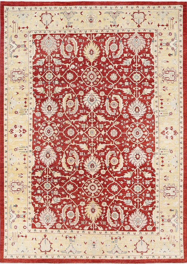 Hand Knotted Ziegler Farhan Wool Rug 7' 9" x 10' 10" - No. AT71854
