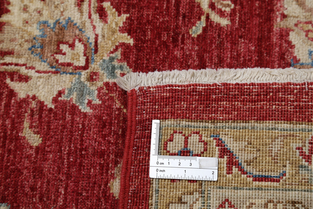 Afghan Ziegler Rug 8' 3" x 11' 9" Hand-Knotted | No. AT68788