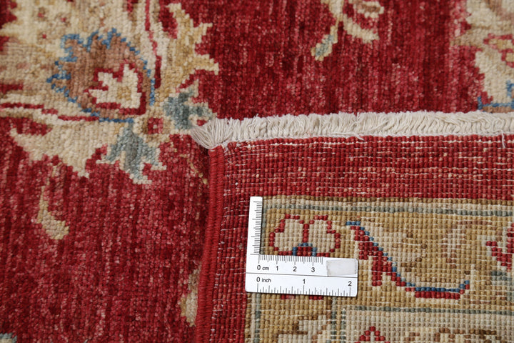 Afghan Ziegler Rug 8' 3" x 11' 9" Hand-Knotted | No. AT68788