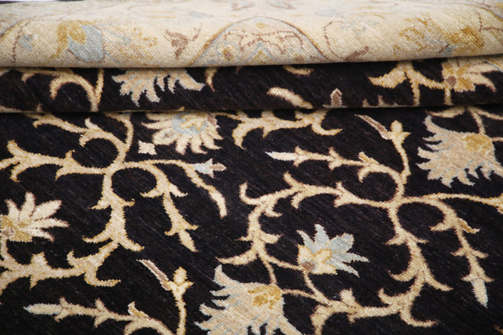 Afghan Ziegler Rug 7' 9" x 10' 9" Hand-Knotted | No. AT52515