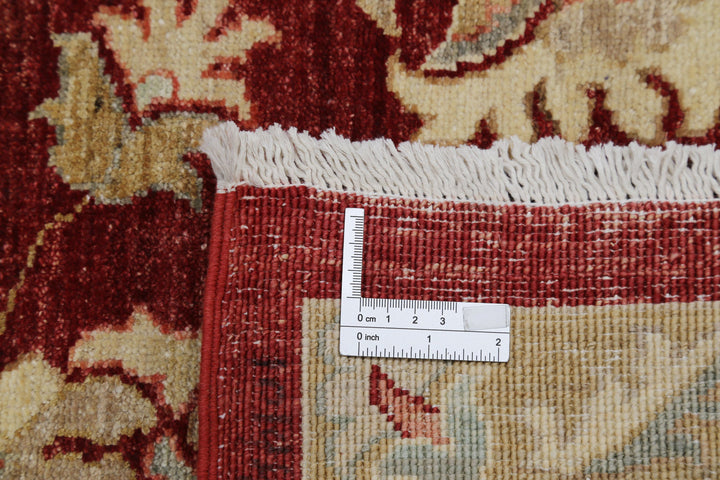 Afghan Ziegler Rug 7' 11" x 9' 1" Hand-Knotted | No. AT73848