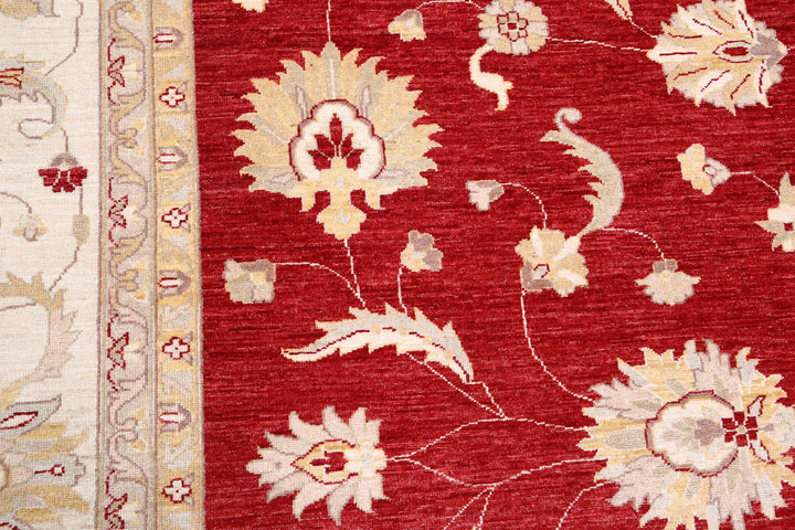 Afghan Ziegler Rug 12' 3" x 17' 1" Hand-Knotted | No. AT27926