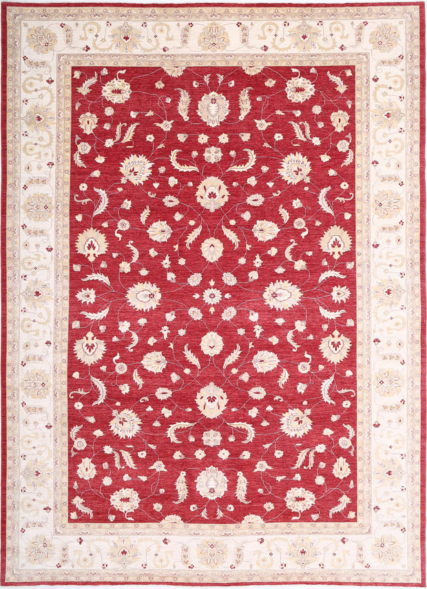 Hand Knotted Ziegler Farhan Wool Rug 12' 3" x 17' 1" - No. AT27926