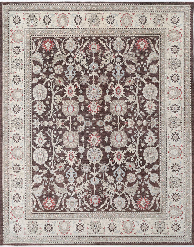 Hand Knotted Ziegler Farhan Wool Rug 11' 8" x 14' 11" - No. AT71196