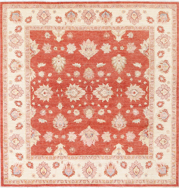Hand Knotted Ziegler Farhan Wool Rug 7' 9" x 8' 2" - No. AT74517