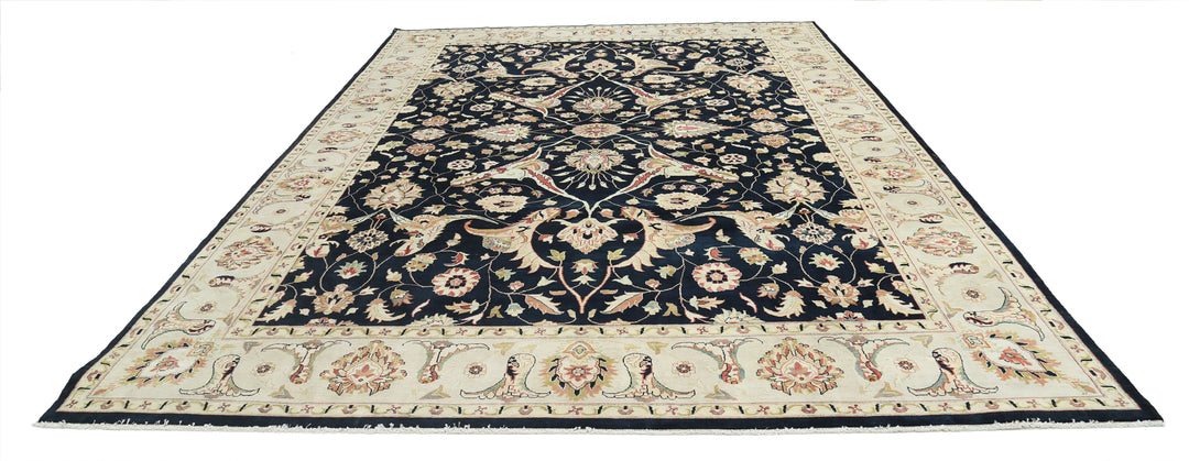 Afghan Ziegler Rug 10' 0" x 13' 8" Hand-Knotted | No. AT20587