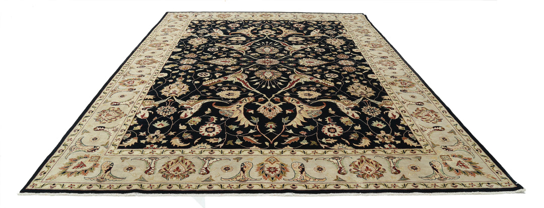 Afghan Ziegler Rug 10' 0" x 13' 8" Hand-Knotted | No. AT20587