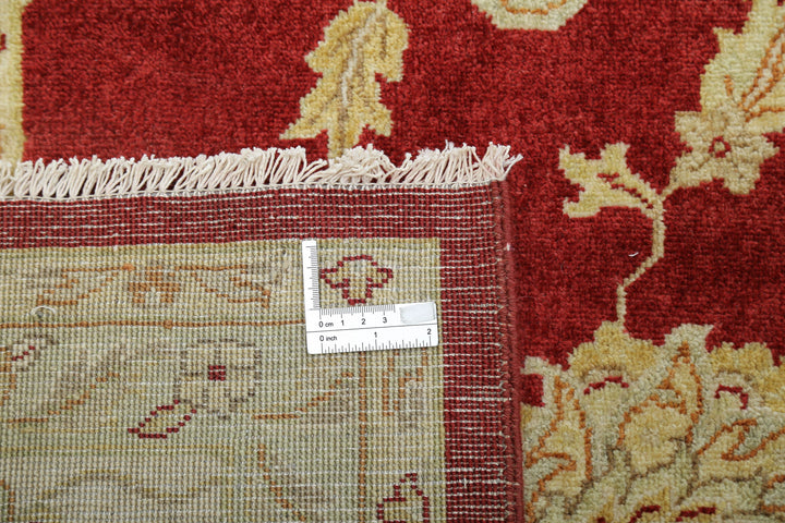 Afghan Ziegler Rug 9' 10" x 14' 0" Hand-Knotted | No. AT80745