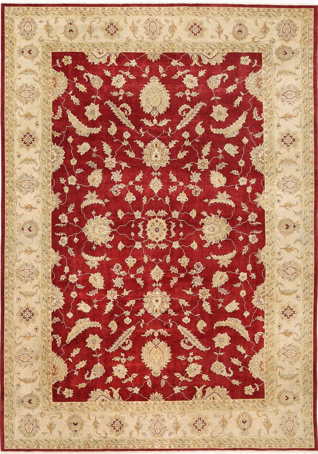 Hand Knotted Ziegler Wool Rug 9' 10" x 14' 0" - No. AT60526