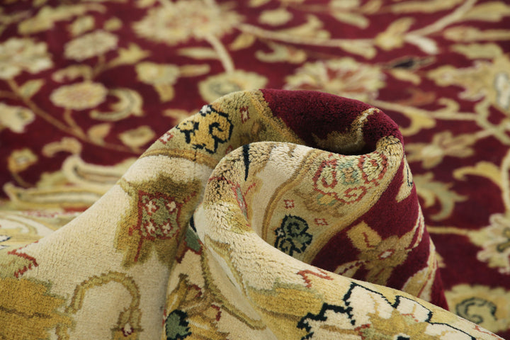 Afghan Ziegler Rug 9' 9" x 13' 10" Hand-Knotted | No. AT14521