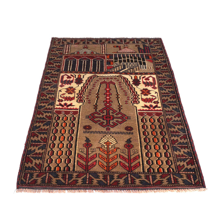 Handmade Prayer Rug 2' 9" x 4' 9" - No. AL60234