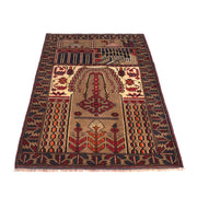 Handmade Prayer Rug 2' 9" x 4' 9" - No. AL60234