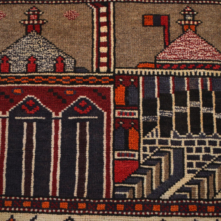 Handmade Prayer Rug 2' 9" x 4' 9" - No. AL60234