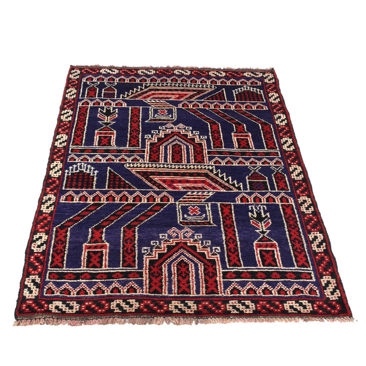 Handmade Prayer Rug 3' 0" x 4' 8" - No. AL76341