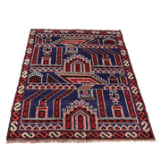 Handmade Prayer Rug 3' 0" x 4' 8" - No. AL76341