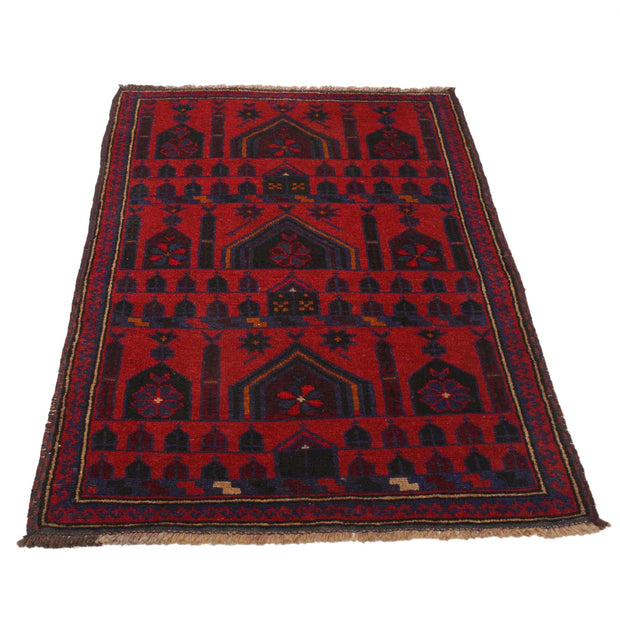 Handmade Prayer Rug 3' 1" x 4' 8" - No. AL83049