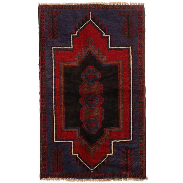 Hand Knotted Baluchi Rug 2' 11" x 4' 9" - No. AL46208