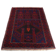 Handmade Prayer Rug 2' 9" x 4' 9" - No. AL81376