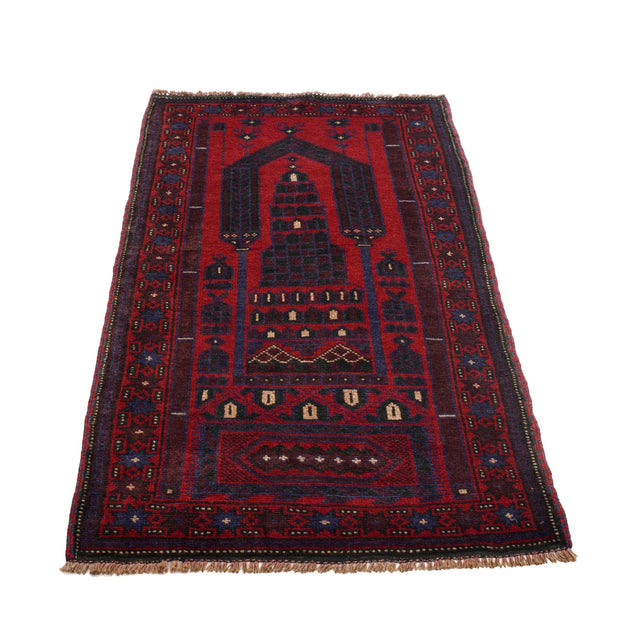 Handmade Prayer Rug 2' 7" x 4' 8" - No. AL21441