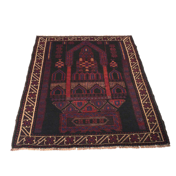 Small Prayer Carpet 3' 1" x 4' 3" - No. AL86898