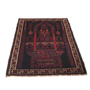 Small Prayer Carpet 3' 1" x 4' 3" - No. AL86898